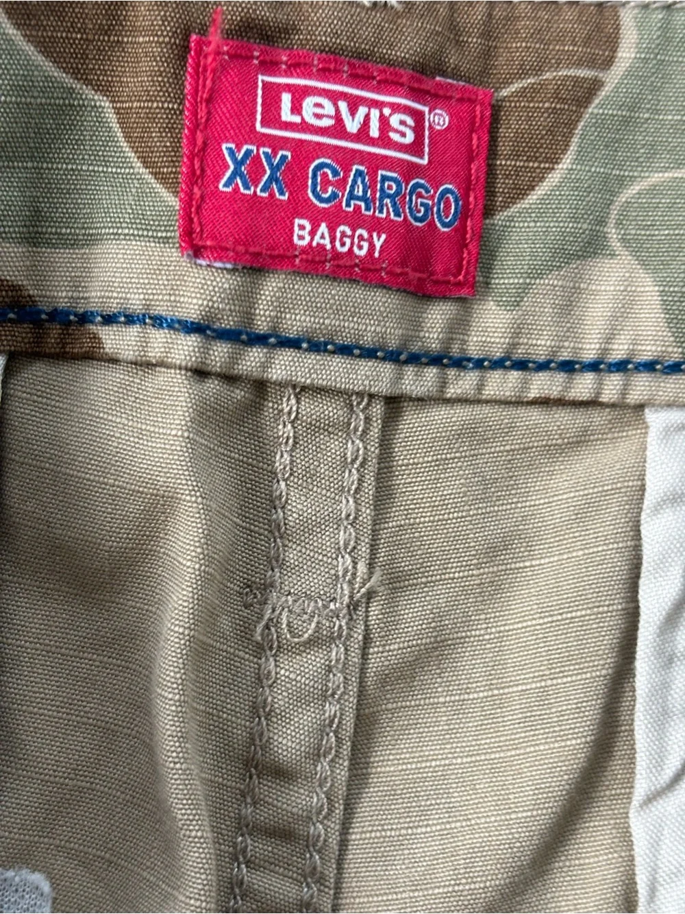 Levi's Men's Camo Cargo Pants in Brown and Tan